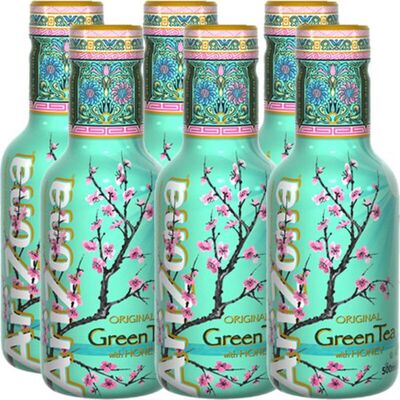 AriZona Groene thee 6 x 500 ml AriZona Groene thee 6 x 500 ml