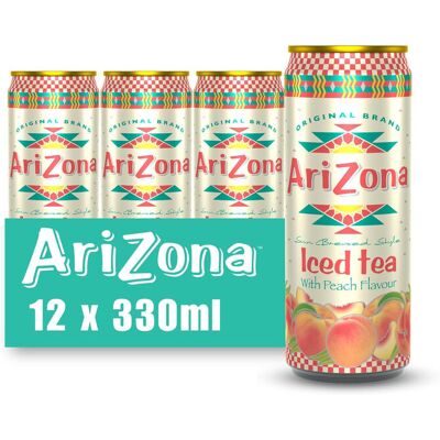 Arizona Iced Tea Peach - 12 x 330 ml Arizona Iced Tea Peach - 12 x 330 ml