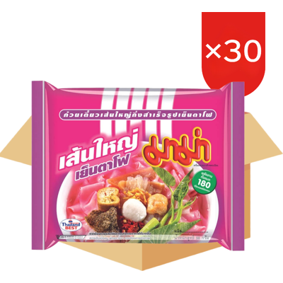 MAMA Instant platte noedels Yentafo 50 g x 30 MAMA Instant platte noedels Yentafo 50 g x 30