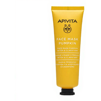Apivita Pompoen Gezichtsmasker - Detox, Geschikt voor Alle Huidtypes - 50ml Apivita Pompoen Gezichtsmasker - Detox, Geschikt voor Alle Huidtypes - 50ml