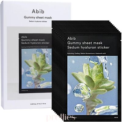 ABIB Gummy Sheet Masker Hyaluron Sticker 10st Hyaluronzuur ABIB Gummy Sheet Masker Hyaluron Sticker 10st Hyaluronzuur
