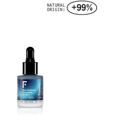 Freshly Cosmetics Blue Radiance Enzymatisch Serum - Gezichtsscrub - Nachtbehandeling Freshly Cosmetics Blue Radiance Enzymatisch Serum - Gezichtsscrub - Nachtbehandeling