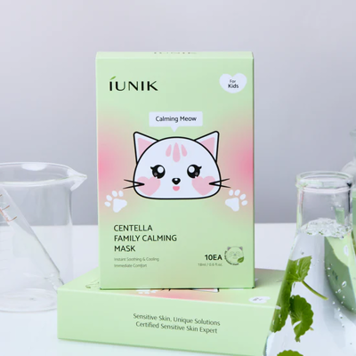 iUNIK Centella Family Kalmerend Masker voor Kinderen iUNIK Centella Family Kalmerend Masker voor Kinderen