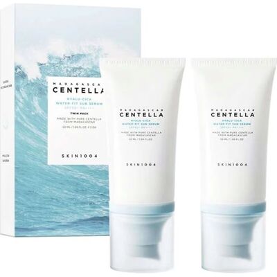 Skin1004 Madagascar Centella Hyalu-Cica Water-Fit Set 2 x Gezichtscrème SPF50+ 100 ml Skin1004 Madagascar Centella Hyalu-Cica Water-Fit Set 2 x Gezichtscrème SPF50+ 100 ml