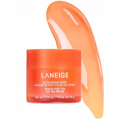 Laneige Lip Sleeping Mask Perzik Iced Tea - Lipverzorging Laneige Lip Sleeping Mask Perzik Iced Tea - Lipverzorging