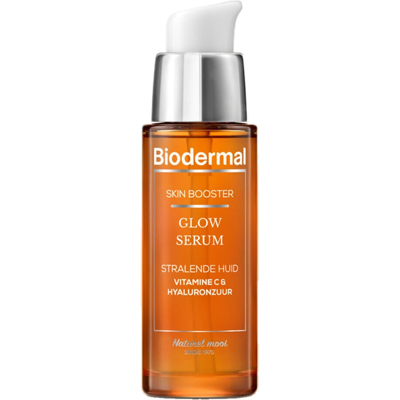 Biodermal Skin Booster Glow Serum - Vitamine C, Hyaluronzuur - 30ml Biodermal Skin Booster Glow Serum - Vitamine C, Hyaluronzuur - 30ml