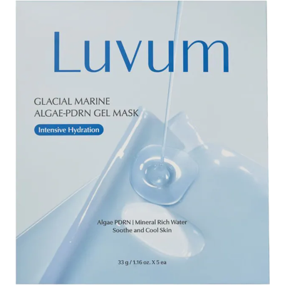 Luvum Glacier Seaweed-PDRN Gel Mask 5 sheets/box Luvum Glacier Seaweed-PDRN Gel Mask 5 sheets/box