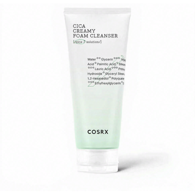 COSRX Cica Creamy Foam Reiniging - Gevoelige huid - 150ml COSRX Cica Creamy Foam Reiniging - Gevoelige huid - 150ml