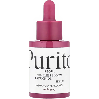 Purito Merk Bakuchiol Timeless Bloom Revitaliserende Serum - 30ml Purito Merk Bakuchiol Timeless Bloom Revitaliserende Serum - 30ml