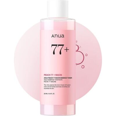 Anua Perzik 77% Niacin Essence Toner - Hydraterend & Verzachtend Anua Perzik 77% Niacin Essence Toner - Hydraterend & Verzachtend