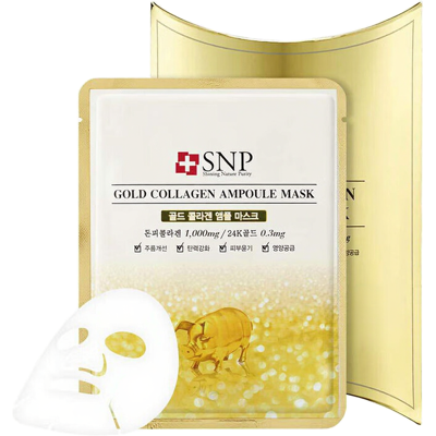 SNP Golden Collagen Mask (Nieuwe Editie) Gold Collagen SNP Golden Collagen Mask (Nieuwe Editie) Gold Collagen