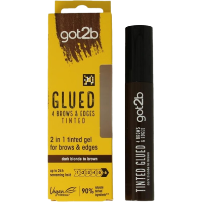 Schwarzkopf GOT2B 16ML Gelijmd 2-in-1 Wenkbrauwen & Randjes Getinte Bruin Schwarzkopf GOT2B 16ML Gelijmd 2-in-1 Wenkbrauwen & Randjes Getinte Bruin