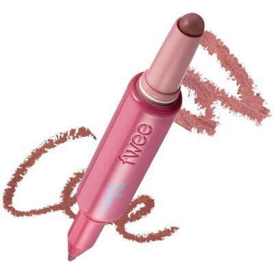 fwee Long-Lasting Dual Coloring Stick Lip+Liner 02 Lip Service - 1.2 g fwee Long-Lasting Dual Coloring Stick Lip+Liner 02 Lip Service - 1.2 g