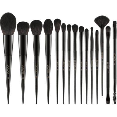 docolor 15-delig professionele make-upkwastenset obsidiaanzwart – veelzijdige collectie voor poeder, foundation, contour, concealer, oogschaduw, blenden, eyeliner en wenkbrauwen docolor 15-delig professionele make-upkwastenset obsidiaanzwart – veelzijdige collectie voor poeder, foundation, contour, concealer, oogschaduw, blenden, eyeliner en wenkbrauwen