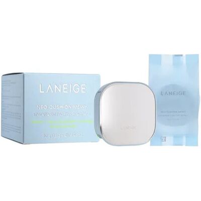 Laneige NEO Cushion Foundation (blauw) 17W (volle inhoud + navulling (2 x 15 g)) 30 g Laneige NEO Cushion Foundation (blauw) 17W (volle inhoud + navulling (2 x 15 g)) 30 g