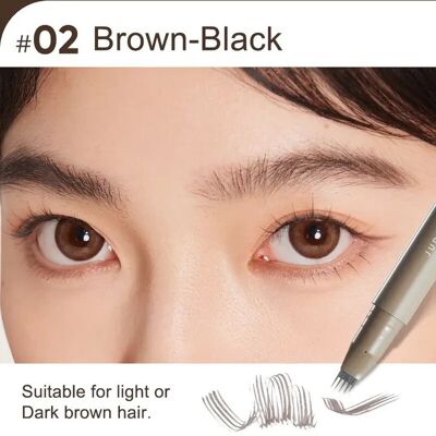 JUDYDOLL LIQUID EYEBROW PEN #02DARK BROWN JUDYDOLL LIQUID EYEBROW PEN #02DARK BROWN