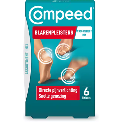 Compeed Assortiment Blarenpleisters x6 - Pleisters Compeed Assortiment Blarenpleisters x6 - Pleisters