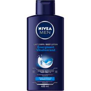 NIVEA MEN Vitaliserende Bodylotion - 24 Uur Hydratatie - Met Vitamine E - Lotion Voor Normale Huid - Lichaamsverzorging - 400 ml NIVEA MEN Vitaliserende Bodylotion - 24 Uur Hydratatie - Met Vitamine E - Lotion Voor Normale Huid - Lichaamsverzorging - 400 ml