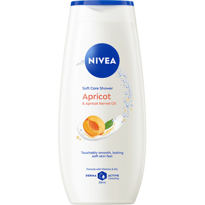 NIVEA Soft Care douchegel abrikoos en abrikozenpit 250 ml NIVEA Soft Care douchegel abrikoos en abrikozenpit 250 ml