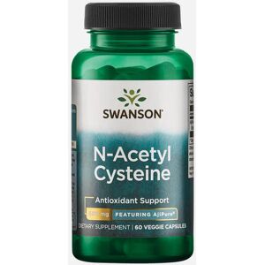 Swanson Ultra Ajipure N-acetyl-L-cysteïne 60 veganistische capsules Swanson Ultra Ajipure N-acetyl-L-cysteïne 60 veganistische capsules