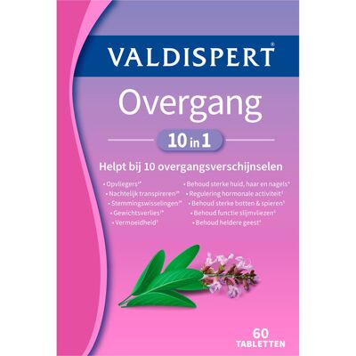 Valdispert Menopauze Compleet 10-in-1, 60 Tabletten Valdispert Menopauze Compleet 10-in-1, 60 Tabletten