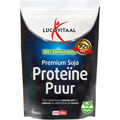 Lucovitaal Premium Sojaproteïnepoeder (500 g) Lucovitaal Premium Sojaproteïnepoeder (500 g)