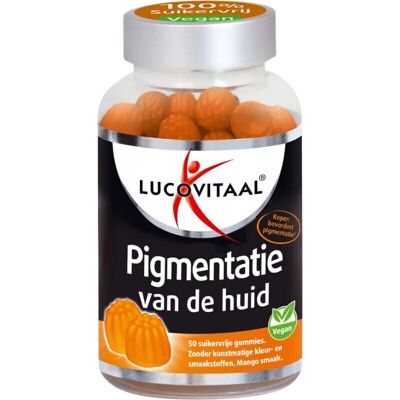 Lucovitaal Gummies tegen pigmentvlekken 50 stuks Lucovitaal Gummies tegen pigmentvlekken 50 stuks