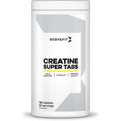 Body & Fit - Creatine - Creapure Super Tabs - Creapure - 180 tabletten - Creatine-supplement Body & Fit - Creatine - Creapure Super Tabs - Creapure - 180 tabletten - Creatine-supplement