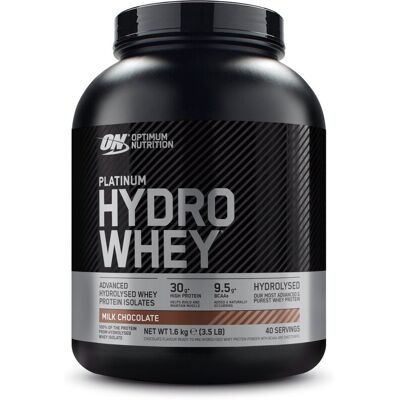 Optimum Nutrition Platinum Hydrowhey 1600g Latte en Chocolade - Wei-eiwit voor spiergroei Optimum Nutrition Platinum Hydrowhey 1600g Latte en Chocolade - Wei-eiwit voor spiergroei