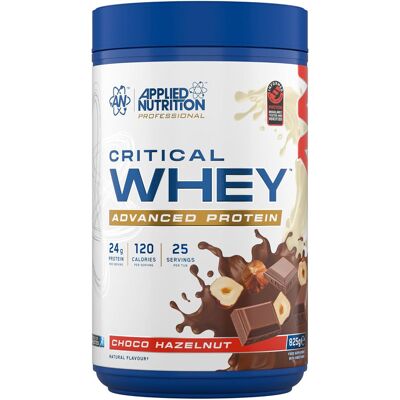 Applied Nutrition Critical Whey Protein chocolade-hazelnoot eiwitvoedingspoeder - 825 g Applied Nutrition Critical Whey Protein chocolade-hazelnoot eiwitvoedingspoeder - 825 g