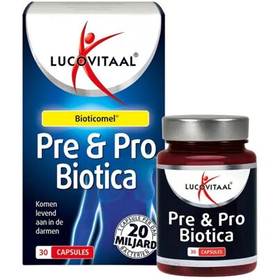 Lucovitaal Pre Probiotica 30 capsules Lucovitaal Pre Probiotica 30 capsules