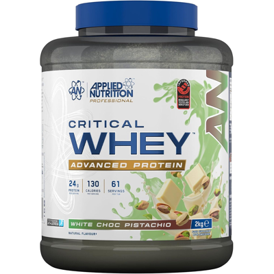 Applied Nutrition Critical Whey Protein Nutrition Powder - Witte chocolade & pistache - 2 kg Applied Nutrition Critical Whey Protein Nutrition Powder - Witte chocolade & pistache - 2 kg