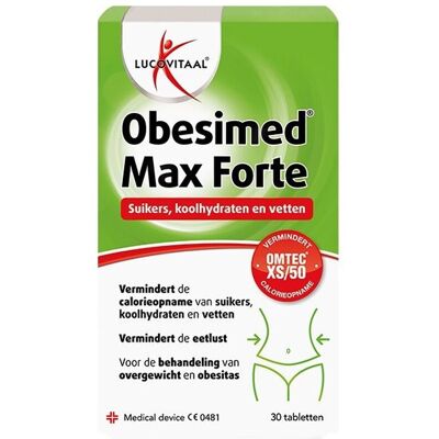 Lucovitaal Obesimed Max Forte 30 tabletten 19 g Lucovitaal Obesimed Max Forte 30 tabletten 19 g