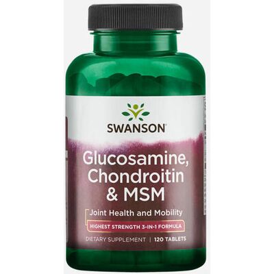Swanson Glucosamine Chondroitin MSM 750mg - Voedingssupplementen Swanson Glucosamine Chondroitin MSM 750mg - Voedingssupplementen