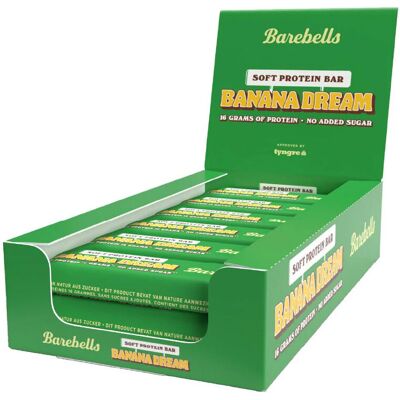 Barebells zachte eiwitreep Banana Dream 12 x 55 g Barebells zachte eiwitreep Banana Dream 12 x 55 g