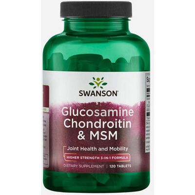 Swanson Glucosamine Chondroitin MSM - Ondersteunt Gewrichtsgezondheid Swanson Glucosamine Chondroitin MSM - Ondersteunt Gewrichtsgezondheid