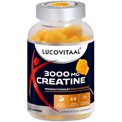Lucovitaal Creatine 3000 mg 60 gummies Lucovitaal Creatine 3000 mg 60 gummies