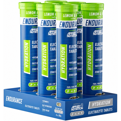 Applied Nutrition Elektrolyt bruistabletten Hydratatie Citroen & Limoensmaak - 6 x 20 Tabletten Applied Nutrition Elektrolyt bruistabletten Hydratatie Citroen & Limoensmaak - 6 x 20 Tabletten