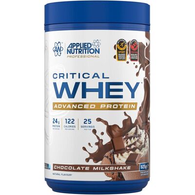Applied Nutrition Critical Whey Protein - Chocoladesmaak - 825 g Applied Nutrition Critical Whey Protein - Chocoladesmaak - 825 g