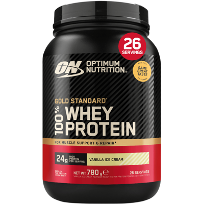 Optimum Nutrition Gold Standard 100% Whey Eiwitpoeder Vanille-ijs 780 g (26 porties) Optimum Nutrition Gold Standard 100% Whey Eiwitpoeder Vanille-ijs 780 g (26 porties)