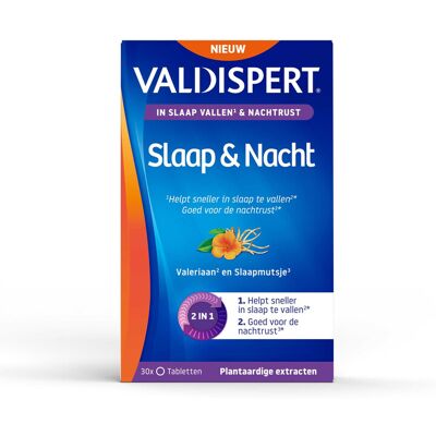 Valdispert Slaap & Nacht - 30 tabletten Valdispert Slaap & Nacht - 30 tabletten