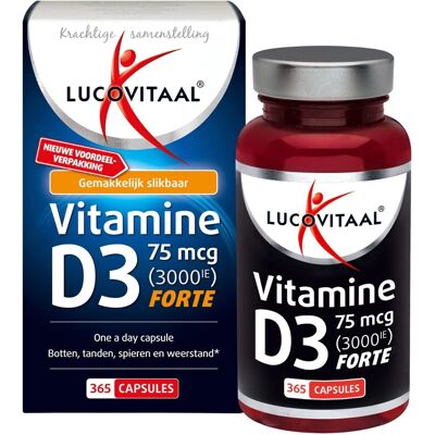 Lucovitaal Vitamine D3 75 mcg 365 capsules Lucovitaal Vitamine D3 75 mcg 365 capsules