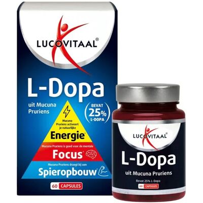 Lucovitaal L-Dopa Mucuna pruriens 60 capsules Lucovitaal L-Dopa Mucuna pruriens 60 capsules