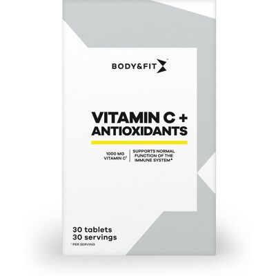 Body & Fit Body&Fit Vitamine C + Rozenbottel (1 maandverpakking) Body & Fit Body&Fit Vitamine C + Rozenbottel (1 maandverpakking)