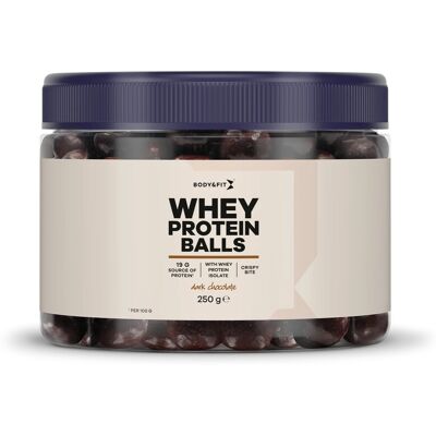Body & Fit Body&Fit eiwitballetjes met whey-eiwit, pure chocolade, 250 g Body & Fit Body&Fit eiwitballetjes met whey-eiwit, pure chocolade, 250 g