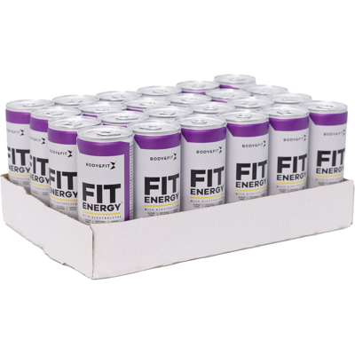 Body & Fit Fit Energy Drink Mix Berry (24 Blikjes) Body & Fit Fit Energy Drink Mix Berry (24 Blikjes)