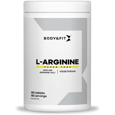Body & Fit L-Arginine Super Tabs 180 tabletten Body & Fit L-Arginine Super Tabs 180 tabletten