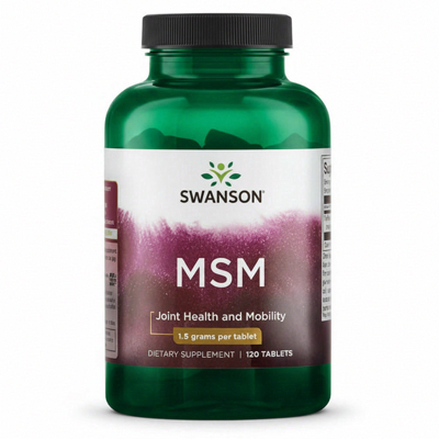 Swanson Organisch Zwavel MSM Methylsulfonylmethane 1500 mg - Voedingssupplement Swanson Organisch Zwavel MSM Methylsulfonylmethane 1500 mg - Voedingssupplement