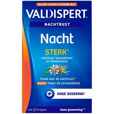 Valdispert Nacht Sterk - 40 tabletten Valdispert Nacht Sterk - 40 tabletten