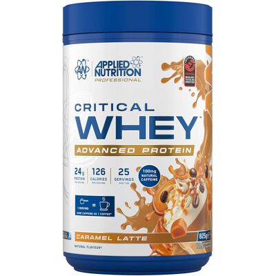 Applied Nutrition Critical Whey Protein Caramel Latte Eiwitpoeder - 825 g Applied Nutrition Critical Whey Protein Caramel Latte Eiwitpoeder - 825 g